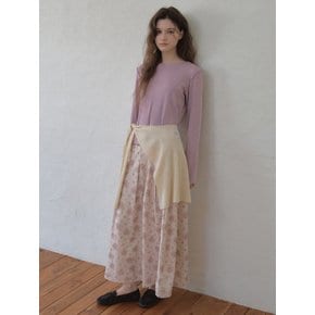 Ribbon Fake Shawl_Butter cream(OC26KN04)
