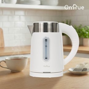 온휴 무선 포트 OHA-08STKW 화이트 이중단열 원터치 0.8리터