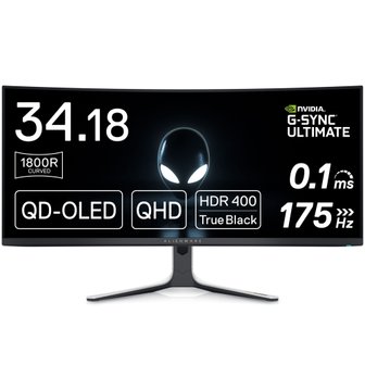  Dell AW3423DW 34.18 EL DisplayHDR True Black 400NVIDIA G-SYNC ULTIMATE) 인치 곡면 QD-유기