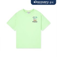 디스커버리키즈 키즈 핫썸머 스몰 그래픽 반팔티셔츠 (N/MINT) _