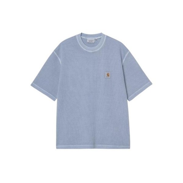 26SS 칼하트 WIP 숏슬리브 넬슨 와플 티셔츠 I036185 3HXGD GENTLE BLUE DOM