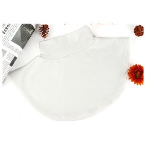 여름반팔 여성긴팔티셔츠 웨어러블패션 레이어드 페이크 목폴라 목티 화이트 티셔츠