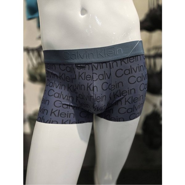 [파주점] [캘빈클라인 언더웨어](NB4061-PUZ)남성 CK 블랙 프린트 로우 라이즈 트렁크