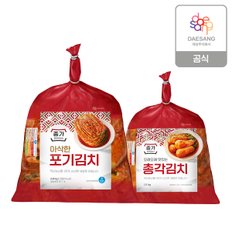 (m)[종가] 아삭한포기김치 4.8kg + 총각 1.5kg