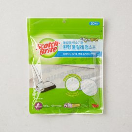 3M 전동물걸레 물걸레청소포 원형150mm