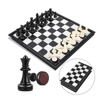  자석체스 화이트 블랙 체스 체스판 체스세트 고급체스 48cmx48cm 자석바둑 자석장기 마작 B312