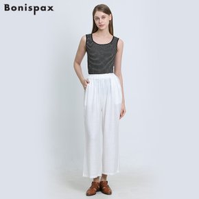 [보니스팍스(Bonispax)] 밴딩 와이드 쿨 팬츠 (택가격: 98000원)