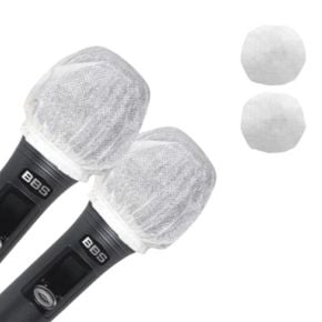 일회용 부직포 마이크 커버 2P 1SET 화이트