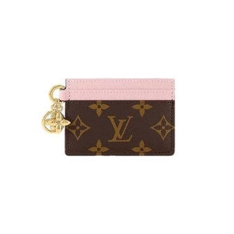 LOUIS VUITTON LV 참 카드 홀더 모노그램 핑크 M82739 1604057 565417743