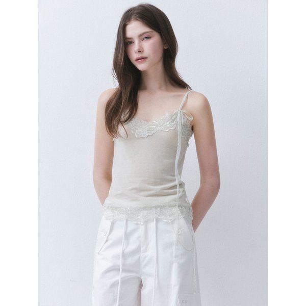 VEIL LACE RIBBON TOP_TT6S209MT