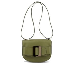 [보위] Cross body bag BUCKLE SADDLE EPSOMMET. GOLDAVOCADO Green