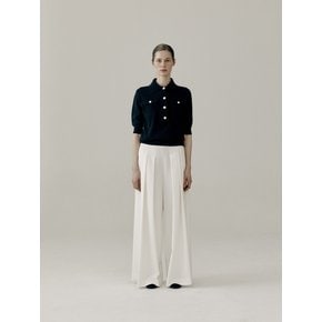 Mari Wide Pants White