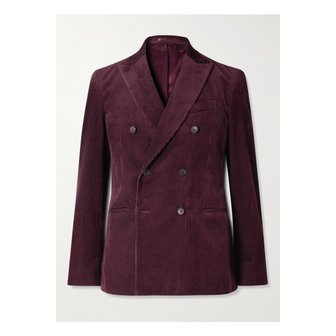 MR P. 미스터 피 슬림핏 더블 브레스트 코듀로이 턱시도 재킷 46376663162889348