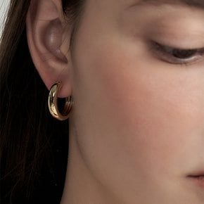 golden one-touch earring