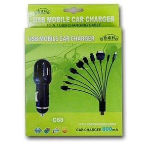 USB 모바일 카충전 케이블 C68 자동차용품 스마트폰 다용도 시거잭