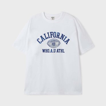 후아유 Vintage Campus T-shirt  WHRPF2592U