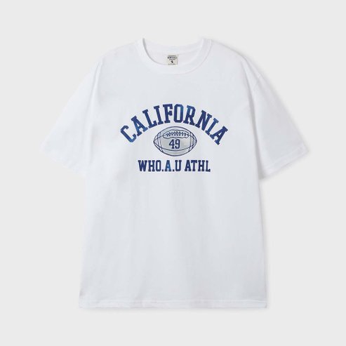 후아유 Vintage Campus T-shirt  WHRPF2592U