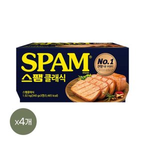 스팸 클래식 340g 3입(노캡형) x4개(총 12개)