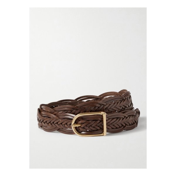 앤더슨스 우븐 가죽 벨트 브라운 46376663162893203