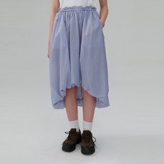 Asymmetric Balloon Skirt_SKY BLUE