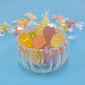 한양제과 대용량 미니 후르츠 5종 혼합 캔디 2.2kg 업소용 벌크 과일맛종합사탕