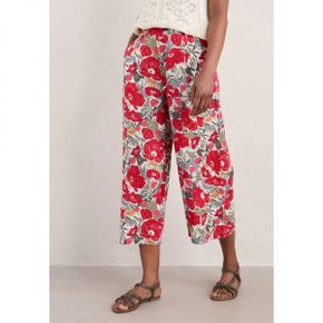 4807345 Seasalt Cornwall PEACEFUL HAVEN CULOTTES - Trousers crayon poppy mix multi