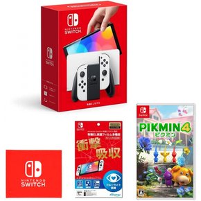 Nintendo Switch EL Joy-Con (L)  (R) + Nintendo Switch EL EL + Pikmin 4 4) -Switch ([Amazon