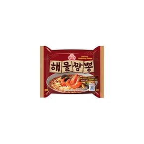 오뚜기 해물짬뽕 라면 120g x 30봉지 무료배송