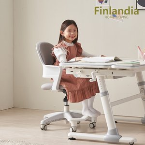 핀란디아 위즈 화이트 책상의자F 사무용의자 학생 컴퓨터의자 게이밍