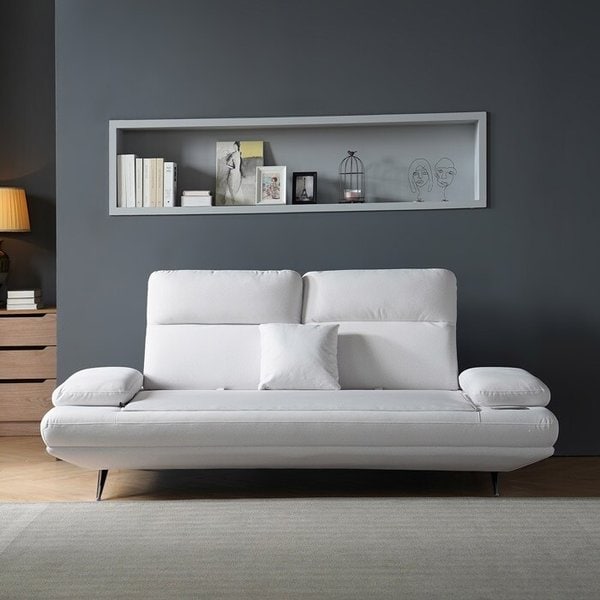 [보루네오]팔걸이 확장형 스윙 온열 3인쇼파 (침대겸용) GC417