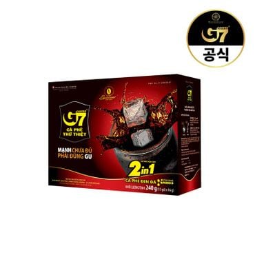 G7 2in1 커피앤슈거 15개입(내수용) / 원두 커피 블랙 다크 스위트 아메리카노..[33183815]