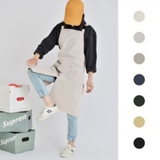  무빙 앞트임 편한 캐주얼 앞치마 어린이집 카페 공방 유치원