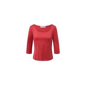 아모멘토 25SS Scoop Neck Short Sleeve T-Shirts (4 Colors)