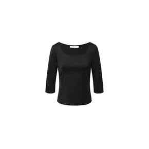 아모멘토 25SS Scoop Neck Short Sleeve T-Shirts (4 Colors)