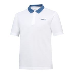 M 타이틀리스트골프반팔티 CQK TKPMS3201-11 COLOR CONTRAST POLO SHIRT