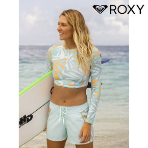 크롭 래쉬가드 ROXY PRO NOSE RIDE CROP LYCRAS (RD21RS036)