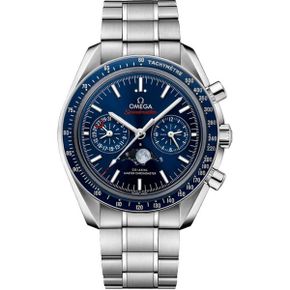 미국 오메가 문스와치 Omega Speedmaster Moon워치 Blue Dial Moonphase Mens 워치 304.33.44.52