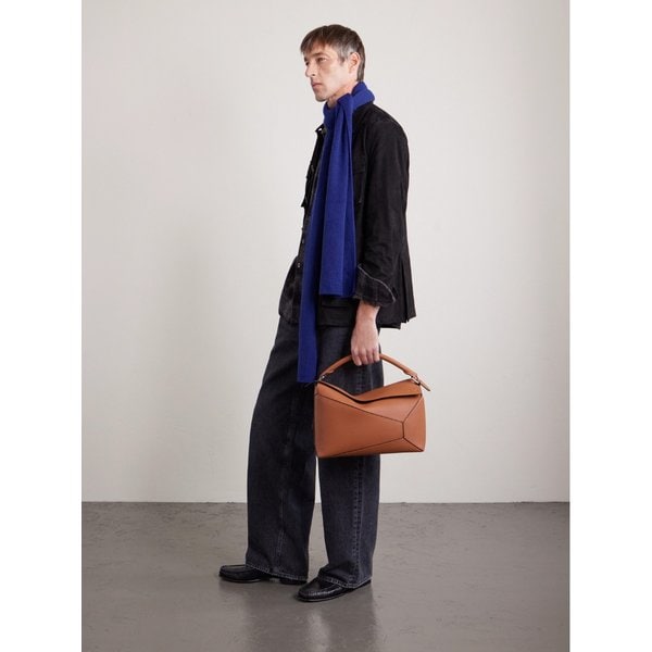 윌리엄 로키 리브 캐시미어 스카프 46376663162996777