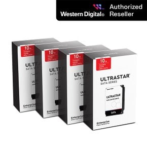 공식판매원WD 3.5 ULTRASTAR SATA Series 10TB 4PACK 울트라스타 HC330 10TB 패키지 4팩 SATA3 무상 AS 3년