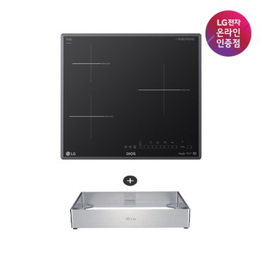 LG [공식] LG 인덕션 전기레인지 BEI3GQA (프리스탠딩15cm포함, 3버너)(희망일)