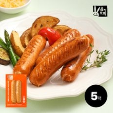 육식토끼 닭가슴살 소세지 100g 치즈불닭 5팩