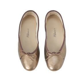 Porselli Leather Flat shoes_Bronze