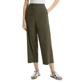 4398574 Theory Good Relaxed Fit Crop Linen Blend Pants