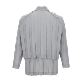 [이세이미야케] Long sleeve shirt HP38FJ34011 Gray