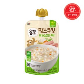 맘스쿠킹 유아 이유식(6개월~) 닭가슴살과채소 100g 1개