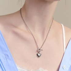 [하이키 서이, 권진아, 여자아이들 민니 착용] hip heart toggle necklace