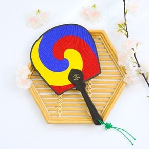 태극선 실크부채-소