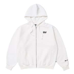 후드집업 피그먼트 다잉 글로리 화이트 YORF HOODIE ZIPUP PIGMENT DYEING GLORY WHITE
