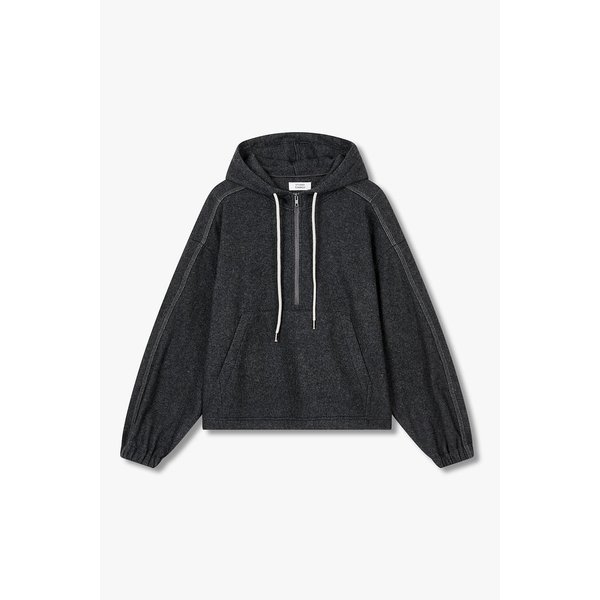 울 하프 집업 아노락 9105422218085