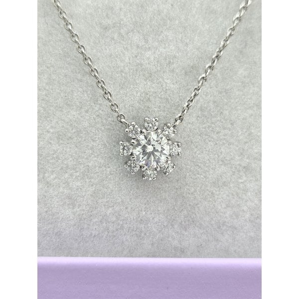 [파주점] 프리티레이디2C(B) 2부 다이아몬드 목걸이 WG 18K 210900237